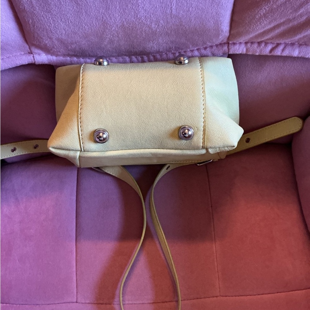 Free People Leather Shoulder Bag - Light Green - Picture 3 of 5